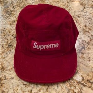 Red Corduroy Supreme Hat